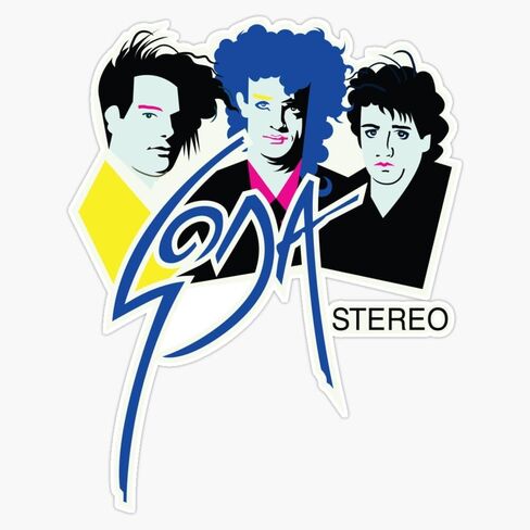 Soda Stereo Sticker Bumper Sticker Vinyl Decal 5" in Kuwait