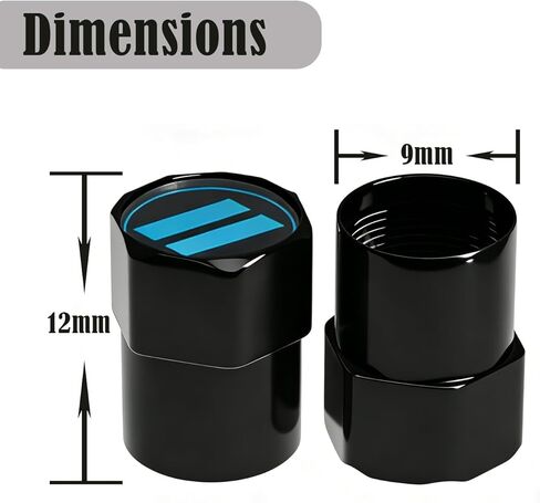 5PCS Car Tire Valve Stem Caps, Air Caps Cover, Universal for Cars, Bike,Trucks and Motorcycles, Car Wheel & Tire Exterior Accessories (A2) in Saudi Arabia