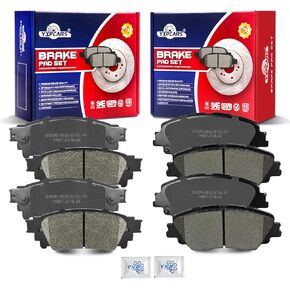 Ceramic Disc Brake Pads Set Front and Rear Replacement for Toyota Rav4 2019/ Camry 2018 2019 2020 2021 in Saudi Arabia