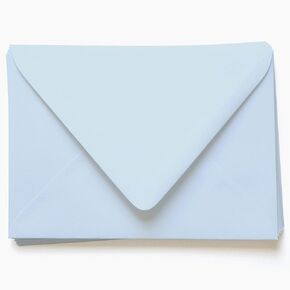 Light Sky Blue Envelopes - A6 Gmund Colors Matt 4 3/4 x 6 1/2 Euro Flap 81T, 25 pack in Saudi Arabia