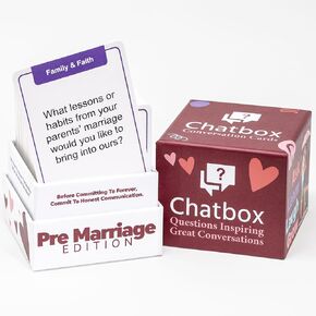 Chatbox Pre Marriage Edition Conversation Card Game for Couples, Meaningful Questions to Build Communication and Trust Before Marriage, Couples Card Game for Engagement and Date Nights in Saudi Arabia