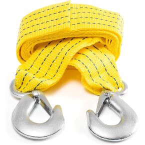 Tow Strap 118 Inch Heavy Duty 10,000 LB Capacity, Boat Winch Strap with Reinforced Loops, Recovery Tow Rope for Vehicle Off-Road & Marine Use, Boat Winch Strap with Hook Alternative in Saudi Arabia