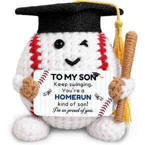 Graduation Gift for Him Her Class of 2026 Baseball Crochet for College High School Graduates Inspirational Graduation Crochet Positive Baseball Crochet for Grads Handmade Gift for Nursing Student in Saudi Arabia