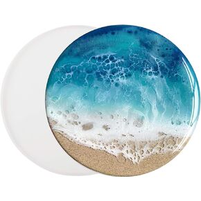 Large Circular Tray epoxy Resin Mold DIY Resin Casting Tray Silicone Mold, Home Decoration in Kuwait