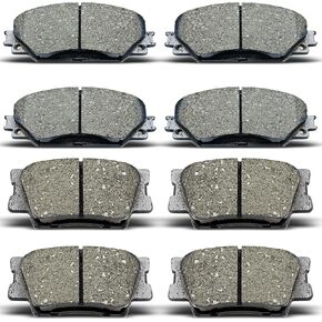 Front Rear Ceramic Brake Pads 8 Pieces Set fit for 2010-2012 Lexus HS250h,for 2006-2012 TOYOTA RAV4,for 2013-2018 TOYOTA RAV4 LE in Saudi Arabia