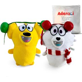 Tyler and Snowi Snuggle Bundle Plush Set – Soft Stuffed Animal Plushies, Tyler and Snowi Plush Toy, Cute Cuddly Character Plush Gift Set for Kids and Fans in Saudi Arabia