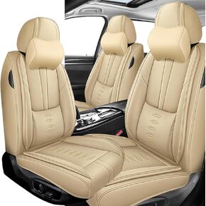 Full Set Leather Seat Covers for Honda CR-V CRV 2007-2024 2025,Breathable and Waterproof Faux Leather Automotive Seat Cover,Full Wrapping Edge Car Seat Cushion Covers(Black Gray,with Pillows) in Saudi Arabia