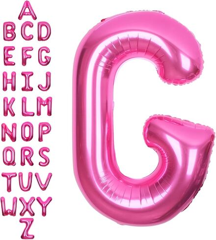 SUWEN 40 Inch Hot Pink Large 3 Number Balloons Big Foil Helium Number Balloons 0-9 Jumbo Happy 3rd Mylar Birthday Party Decorations for Girl Anniversary Party Supplies in Kuwait