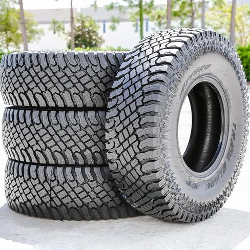 Atturo Trail Blade X/T XT All-Terrain Mud Light Truck Radial Tire-35X12.50R17LT 35X12.50X17 35X12.50-17 121Q نطاق التحميل E LRE 10 طبقات BSW جدار جانبي أسود in Kuwait