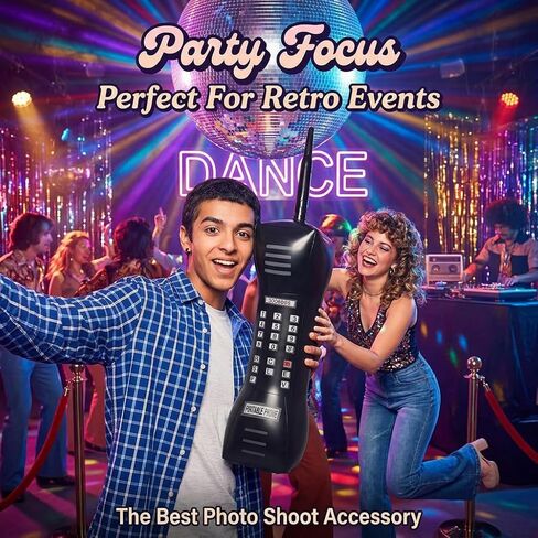 Inflabatable Retro Phone Inflatable Phone 80's Retro Telephone Inflatable Phone Prop in Kuwait