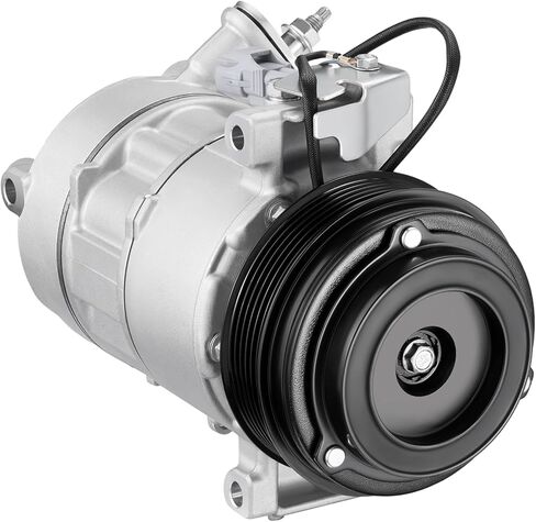 ضاغط مكيف هواء 141262C مع قابض متوافق مع Ram ProMaster City 2015-2020 L4 2.4L، بكرة ذات 6 أخدود in Kuwait