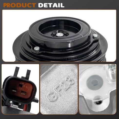 55111442AD Air Conditioner AC Compressor w/Clutch Compatible with 2009-2020 Dodge Ram & Ram 1500 2500 3500 4000 4500 5500 5.7L/6.4L Replace # 68454989AA R5111442AD RL111442AD in Saudi Arabia