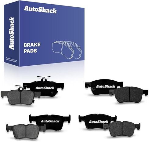 AutoShack Front & Rear Ceramic Brake Pad Set for Ford & Lincoln, Escape 2020-2023 Bronco Sport 2021-2024 Maverick 2022-2024 Corsair 2020-2023, AWD FWD L3 1.5L L4 2.0L 2.3L 2.5L in Kuwait
