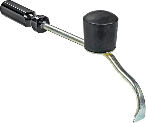 JEGS Hub Cap Hammer | 14in.Long | Ideal for Removing Hub Caps or Wheel Covers and Installing Them Without Damage | Plastic Handle With Rubber Faced Hammer in Kuwait