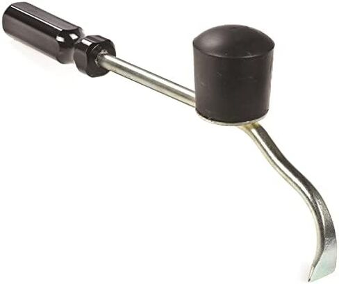 JEGS Hub Cap Hammer | 14in.Long | Ideal for Removing Hub Caps or Wheel Covers and Installing Them Without Damage | Plastic Handle With Rubber Faced Hammer in Kuwait
