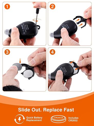 SEAMOUNT Talking Tire Pressure Gauge - Digital Air Gauge with Voice Broadcast | Audible PSI Readings & LED Light | 150 PSI for Car, Truck, Bicycle, Motorcycle | Portable Backlit LCD Keychain (Black) in Saudi Arabia