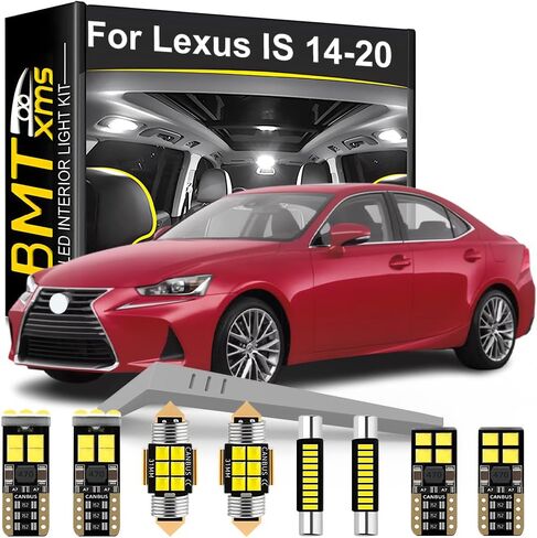 LED Interior Light Kit Replacement for LEXUS IS300 IS250 IS350 IS200t ISF 2014 2015 2016 2017 2018 2019 2020 in Kuwait