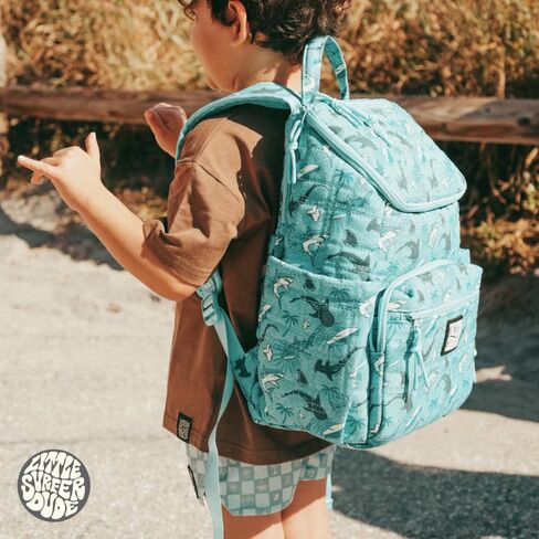 White Canvas Shark Backpack in Saudi Arabia
