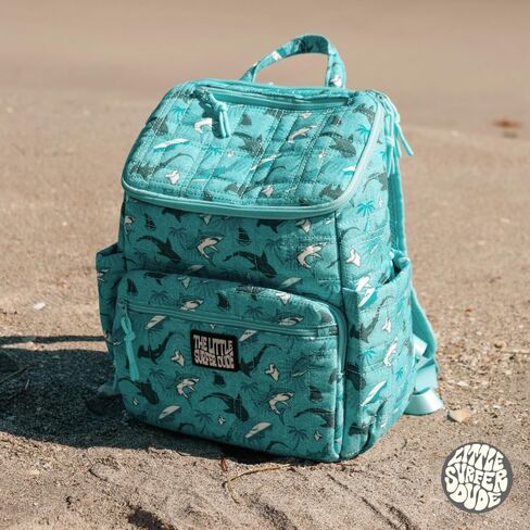 White Canvas Shark Backpack in Saudi Arabia
