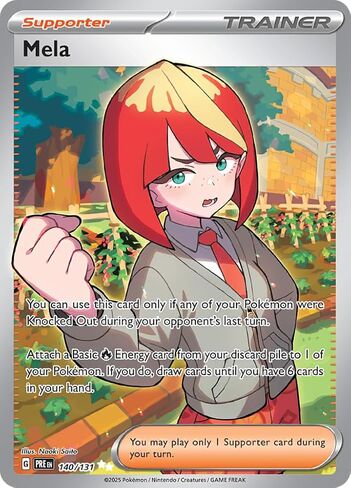 Pokemon - Mela 140/131 – Prismatic Evolution – Full Art Ultra Rare – Foil Card in Kuwait