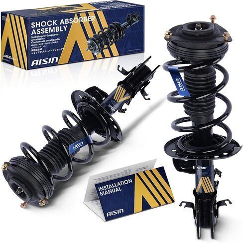 AISIN AFTERMARKET SAKN-01481 مجموعة من 2 دعامة تعليق أمامية ومجموعة زنبركية ملفوفة - متوافقة مع Nissan LEAF 2011-2024 in Kuwait