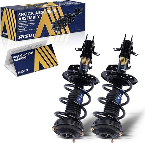 AISIN AFTERMARKET SAKN-01481 مجموعة من 2 دعامة تعليق أمامية ومجموعة زنبركية ملفوفة - متوافقة مع Nissan LEAF 2011-2024 in Kuwait