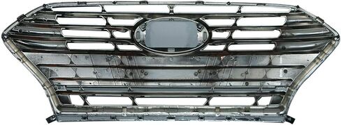 Front Bumper Grille Chrome Grill Replacement for Sonata 2018 2019 2020 in Kuwait