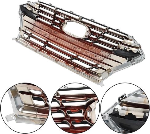 Front Bumper Grille Chrome Grill Replacement for Sonata 2018 2019 2020 in Kuwait