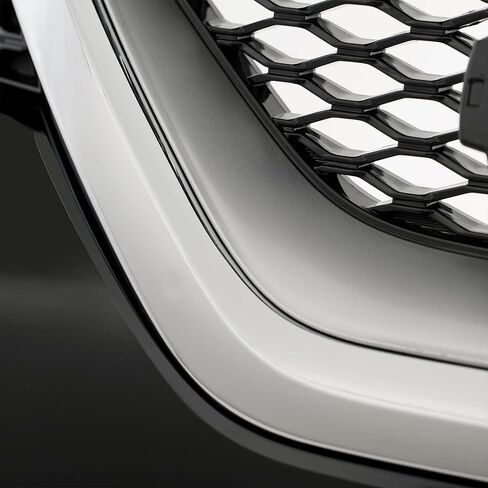 Front Bumper Grille Compatible with 2016 2017 Ni/ss/an Maxima Grill Chrome Honeycomb Mesh Gloss Black in Kuwait