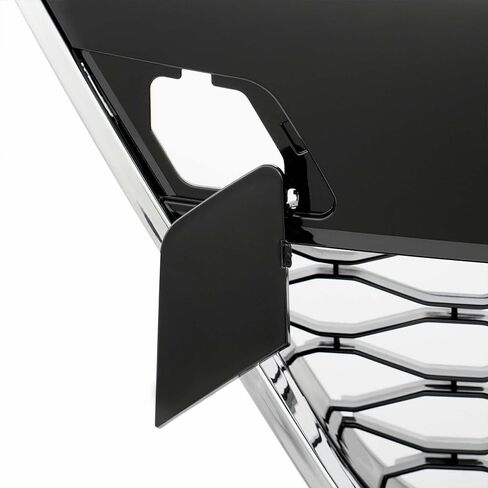 Front Bumper Grille Compatible with 2016 2017 Ni/ss/an Maxima Grill Chrome Honeycomb Mesh Gloss Black in Kuwait