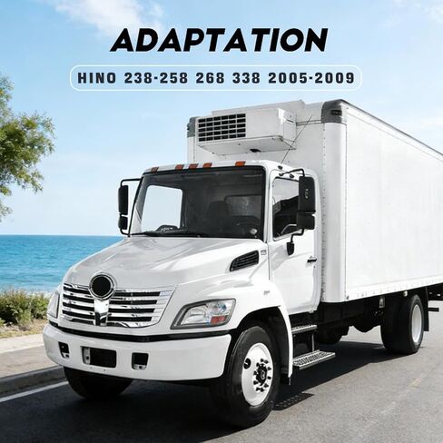 Chrome Front Hood Radiator Replacement Grille fit for 2005-2009 Hino 238 258 268 338 (Without Bug Screen) in Saudi Arabia