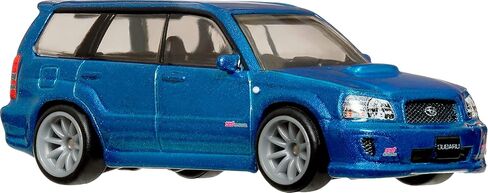Hot Wheels Premium Car Culture Collectible Toy Car, 1:64 Scale Die-Cast Subaru Forester STI, Modern Classics Vehicle with Real Riders Tires in Kuwait