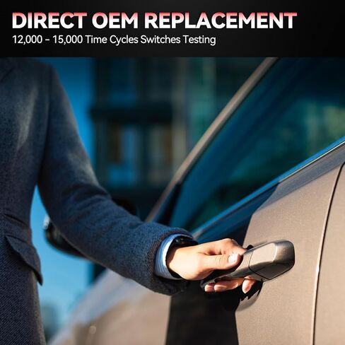 Exterior Door Handle for Toyota Camry 2012 2013 2014 2015 2016 2017 Rear Left Driver or Right Passenger Side Outside Door Handle Gray Replace# 6921106090,6921206370 in Kuwait