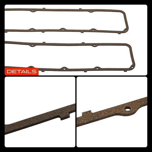 A-Premium Engine Valve Cover Gasket Compatible with Jeep Cherokee, CJ5, CJ6, CJ7, Commando, Grand Wagoneer, J10, J-100, J20, J-2500, J-2600, J-3800, J-4500 & AMC & Bricklin & International Harvester in Kuwait