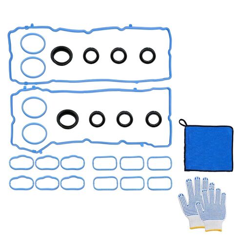 3.6L Valve Cover Gasket Set, Intake Manifold Gasket Set Compatible with Chrysler/Dodge/Jeep/Ram, Replace 5184596AE VS50805R in Kuwait