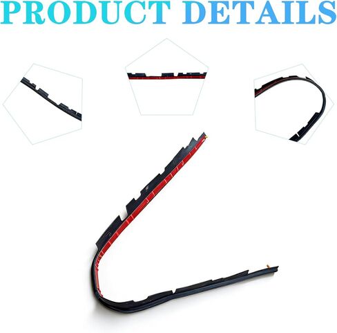 Front Bumper Hood Rubber Seal 5339547020 Compatible For Toyota Prius 2010-2015,Prius Plug-in 2012-2015 Hood Front End Seal TO1044122 53395-47020 in Saudi Arabia