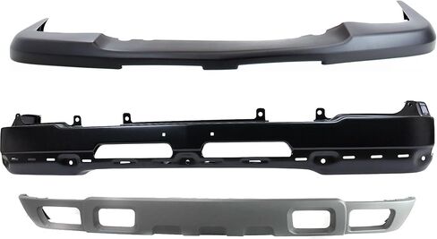 طقم ممتص الصدمات Garage-Pro لسيارة شيفروليه سيلفرادو 1500 Base Hybrid LS 2003-2006، 2005 ملحقات تشيفي سيلفرادو، طلاء أمامي ليتناسب مع الفولاذ، نماذج مع حزمة سحب ومصابيح ضباب، بدون كسوة in Kuwait