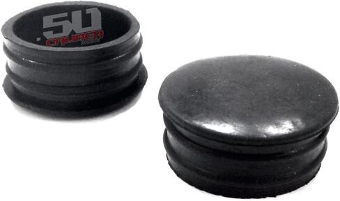Black Plastic Roll Cage/Bumper End Cap - Fits 1.25" O.D. Tubing - Pack of 10 [5363] in Saudi Arabia
