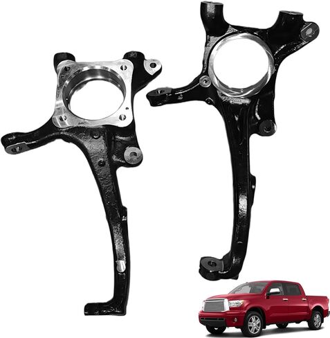 Left & Right Pair Front Steering Knuckle Spindle Compatible with Toyota Tundra 2007-2015 Toyota Sequoia 2008-2015 432110C012 432120C012 in Kuwait