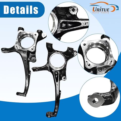 Left & Right Pair Front Steering Knuckle Spindle Compatible with Toyota Tundra 2007-2015 Toyota Sequoia 2008-2015 432110C012 432120C012 in Kuwait