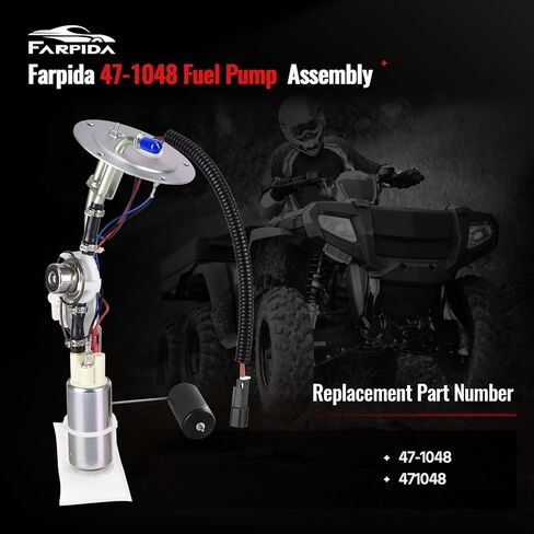 2520776 2520496 مجموعة مضخة الوقود، مضخة وقود 5 بولت 47-1048 متوافقة مع 2005-2008 Polaris Sportsman 500 X2 700 800 EFI 4X4 ATV، يستبدل # 47-1048 2520776 2520496 in Kuwait