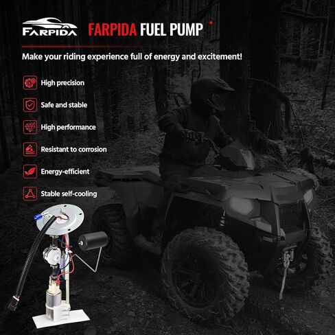 2520776 2520496 مجموعة مضخة الوقود، مضخة وقود 5 بولت 47-1048 متوافقة مع 2005-2008 Polaris Sportsman 500 X2 700 800 EFI 4X4 ATV، يستبدل # 47-1048 2520776 2520496 in Kuwait
