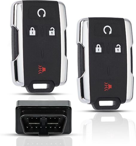 MechanMagic DIY Key Fob Replacement Kit Fits for Chevrolet Silverado GMC Sierra 2014 2015 2016 2017 2018 Chevrolet Colorado GMC Canyon 2015-2018 Keyless Entry Remote Control M3N-32337100 22881480 in Kuwait
