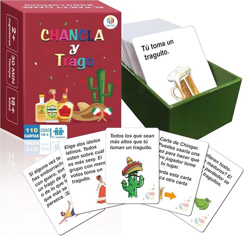 Chancla y Trago Drinking Game, El Chupito Adult Party Board Game en Español for Latinos, Spanish Edition in Saudi Arabia