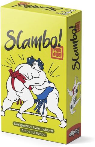 Allplay Slambo Card Game for Adults and Families - Hand Management Game of Keeping Balance - Play Your Cards Right and Don't Get Slammed - 5 Min 2-4 Players Ages 6+ in Saudi Arabia