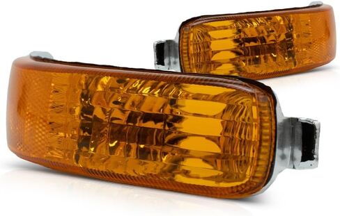 KarParts360 For 2002 Jeep Liberty Park/Signal/Side Marker Light Assembly Pair Driver and Passenger Side Replaces CH2520139 CH2521139 | 55155911AB, 55155910AB in Kuwait