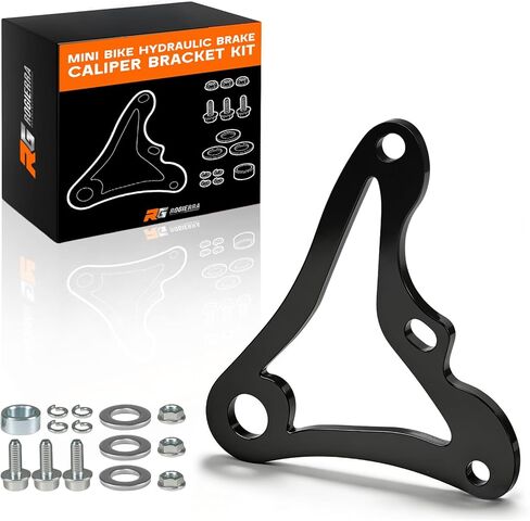 Mini Bike Hydraulic Brake Caliper Bracket Kit Compatible with Monster Mega Moto MMB80 80cc MM-B105 105cc Coleman RB100 B100 RT100 FRP GMB100 98cc in Kuwait