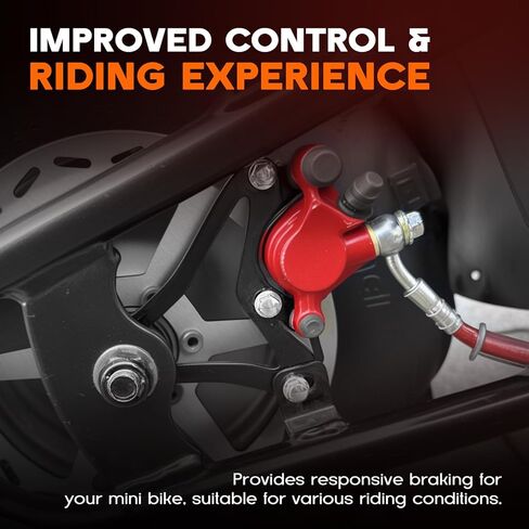 Mini Bike Hydraulic Brake Caliper Bracket Kit Compatible with Monster Mega Moto MMB80 80cc MM-B105 105cc Coleman RB100 B100 RT100 FRP GMB100 98cc in Kuwait