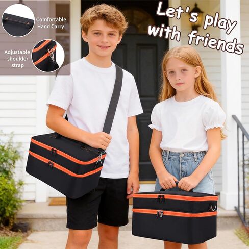 Hard Travel Case for Modeling Compound, Carrying Case for Playdough Set Portable Playdough Storage Organizer Container for Dough Art Clay Tool Kit, Bag Only in Saudi Arabia