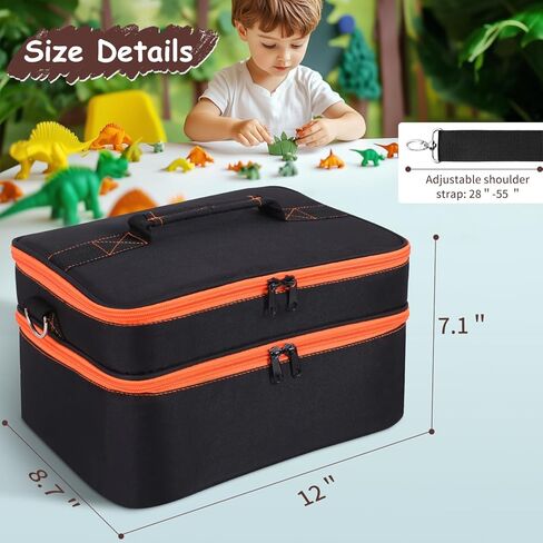 Hard Travel Case for Modeling Compound, Carrying Case for Playdough Set Portable Playdough Storage Organizer Container for Dough Art Clay Tool Kit, Bag Only in Saudi Arabia